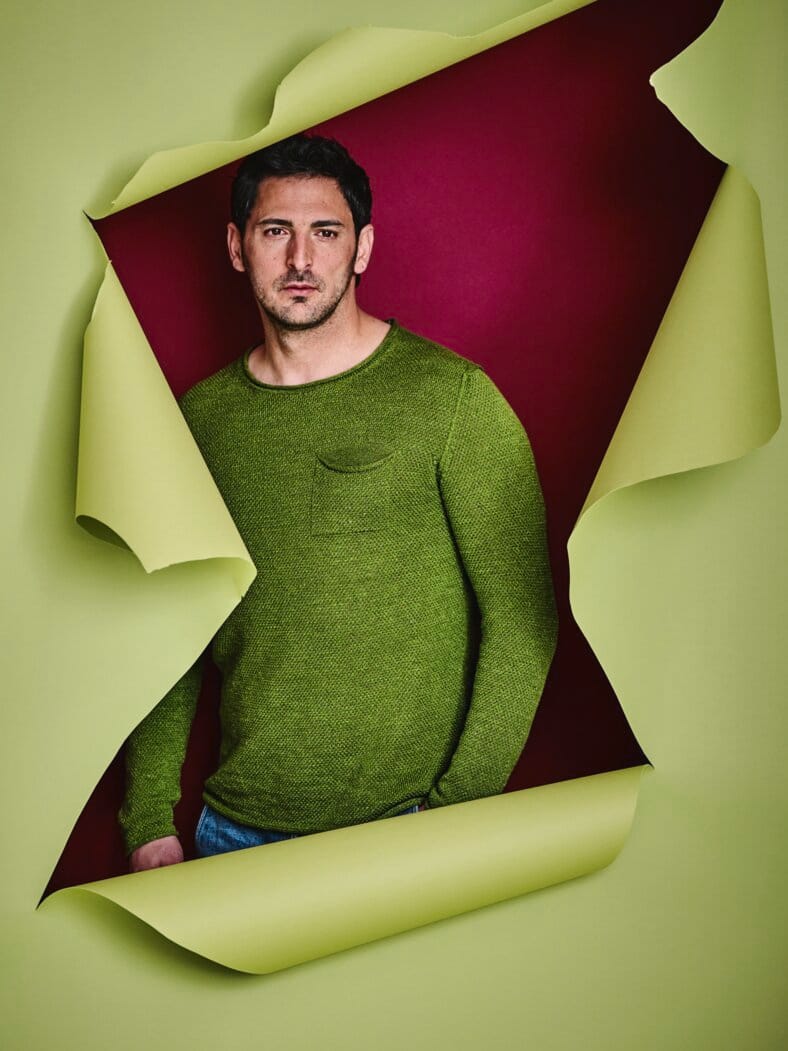 Mamma-mia-Pullover pestogrün