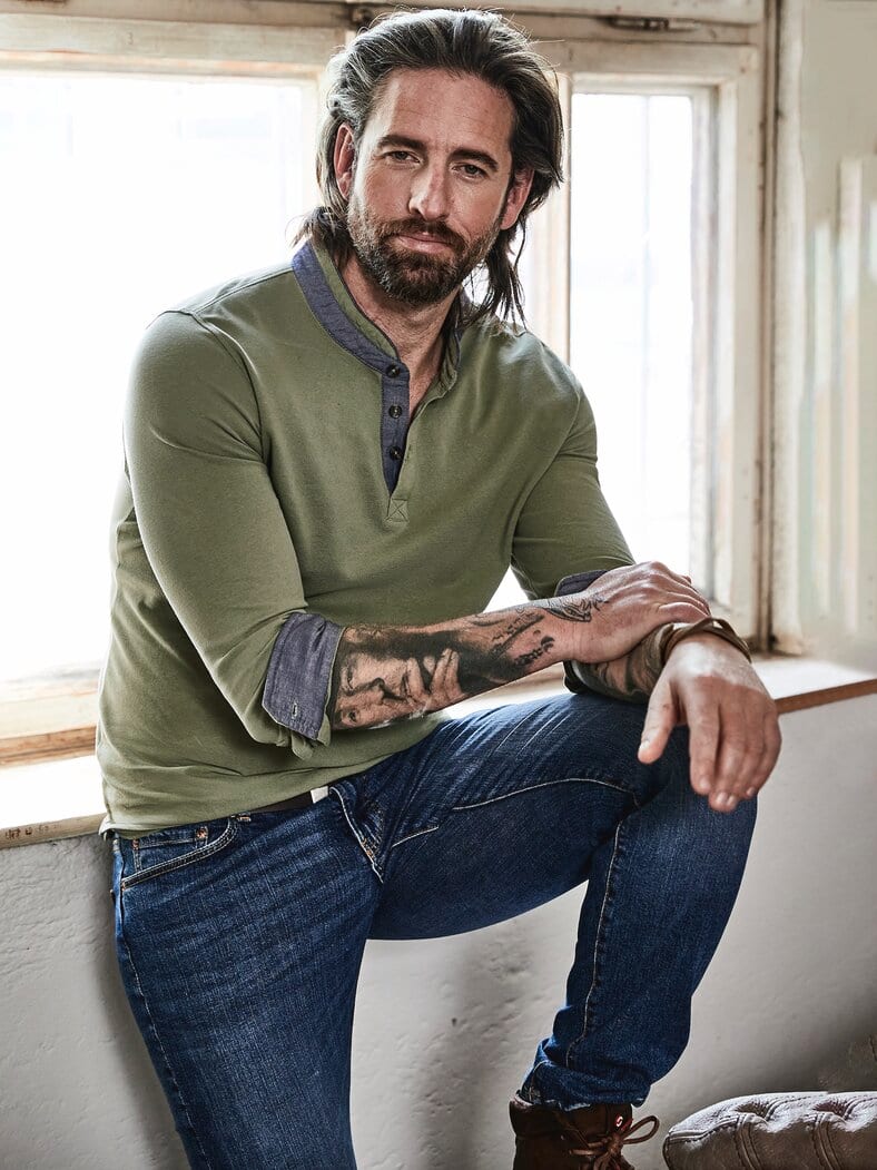 Urväter-Polo deep green