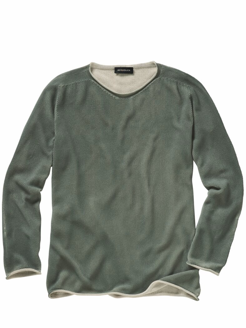 Schmirgel-Pullover oliv
