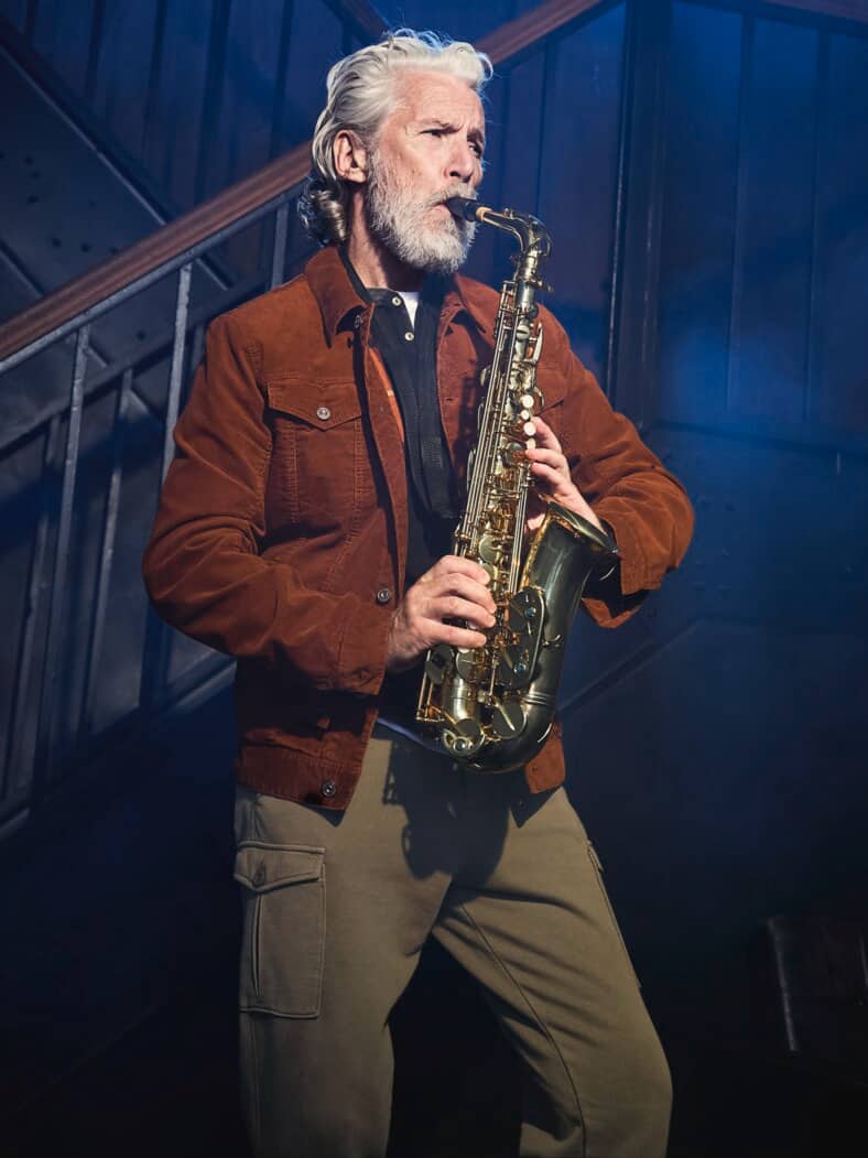 Blue-Note-Henley schwarz