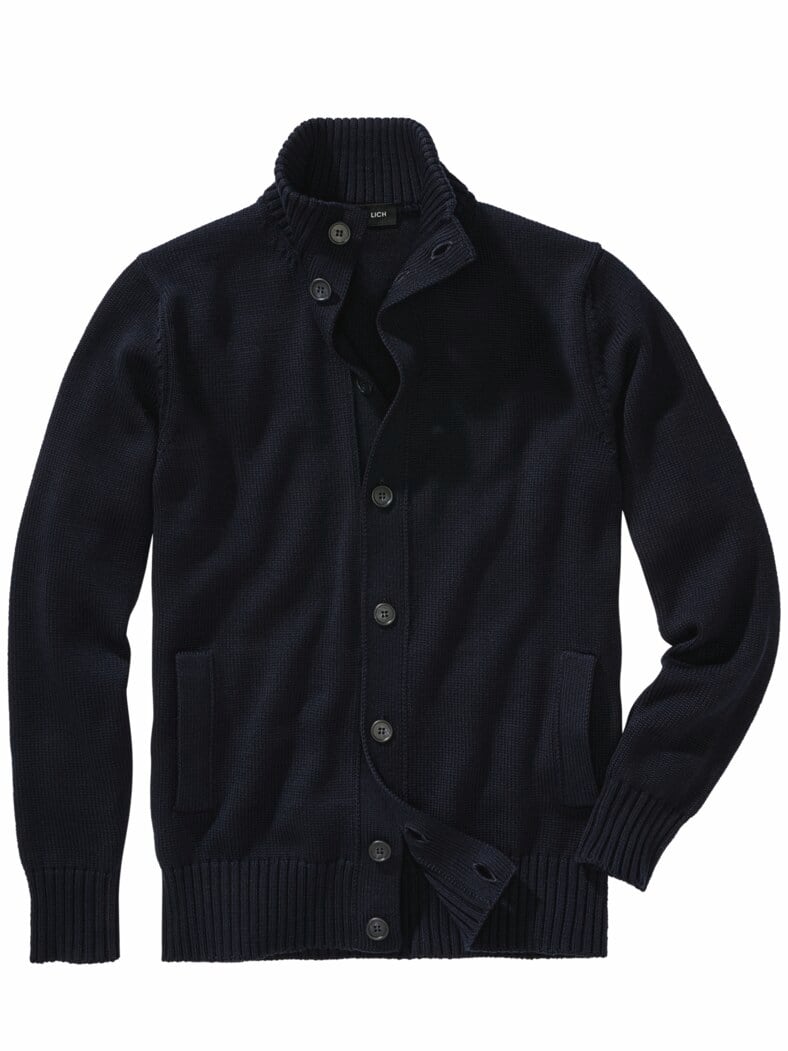 Sternstunden-Cardigan nachtblau