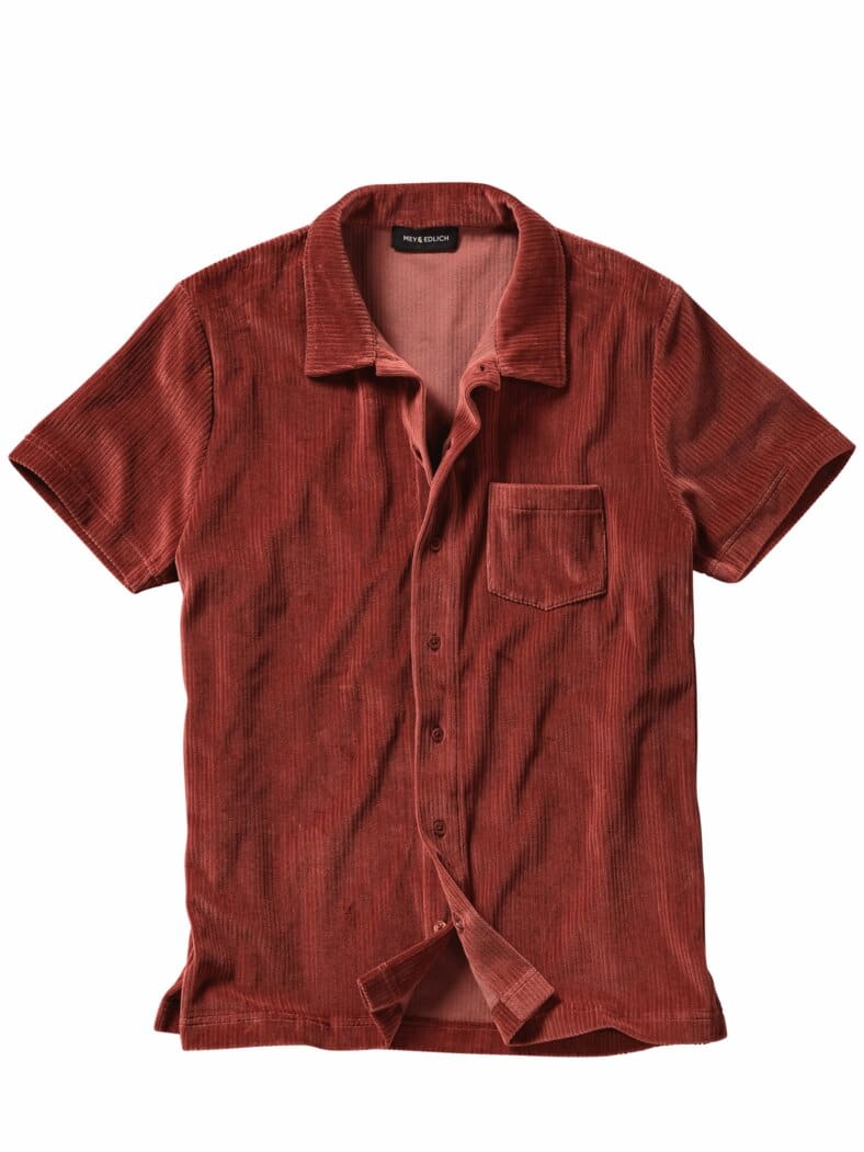 Durchgeknöpftes Polo paprika