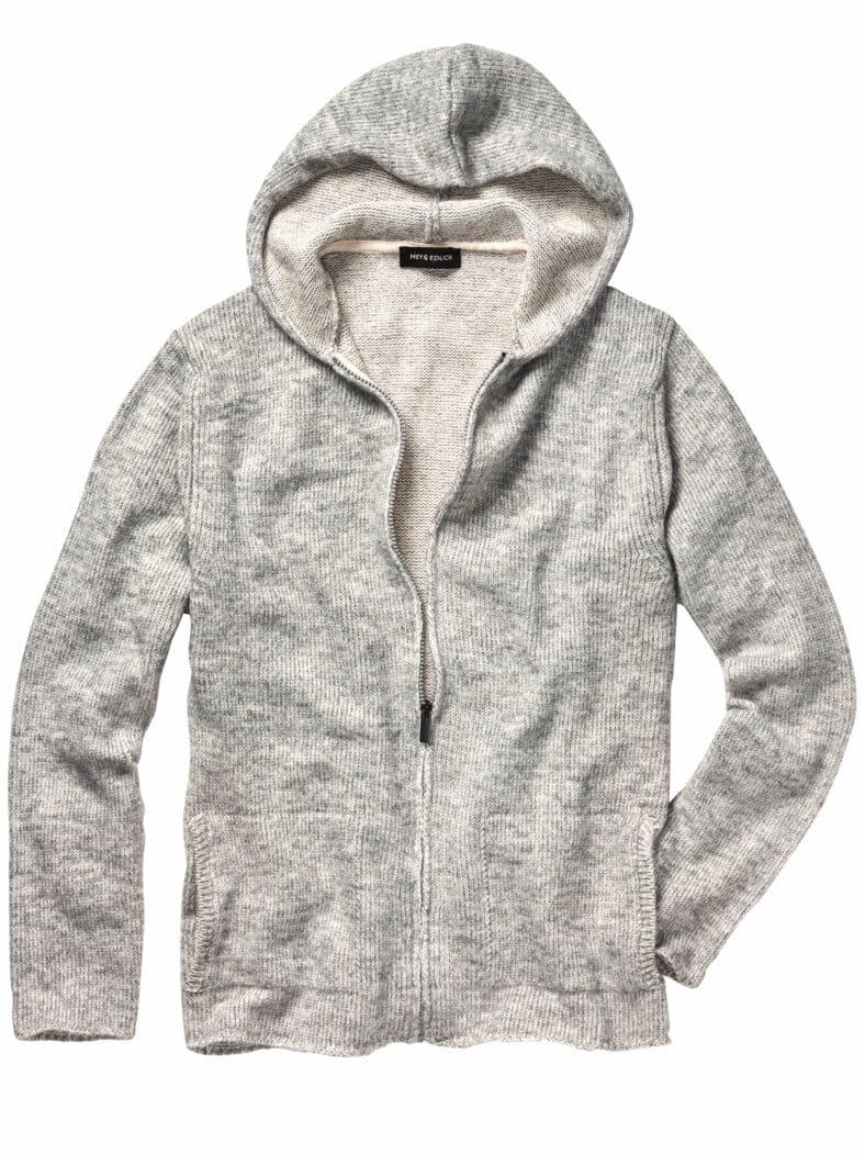 Kompatible Strickjacke schattengrau