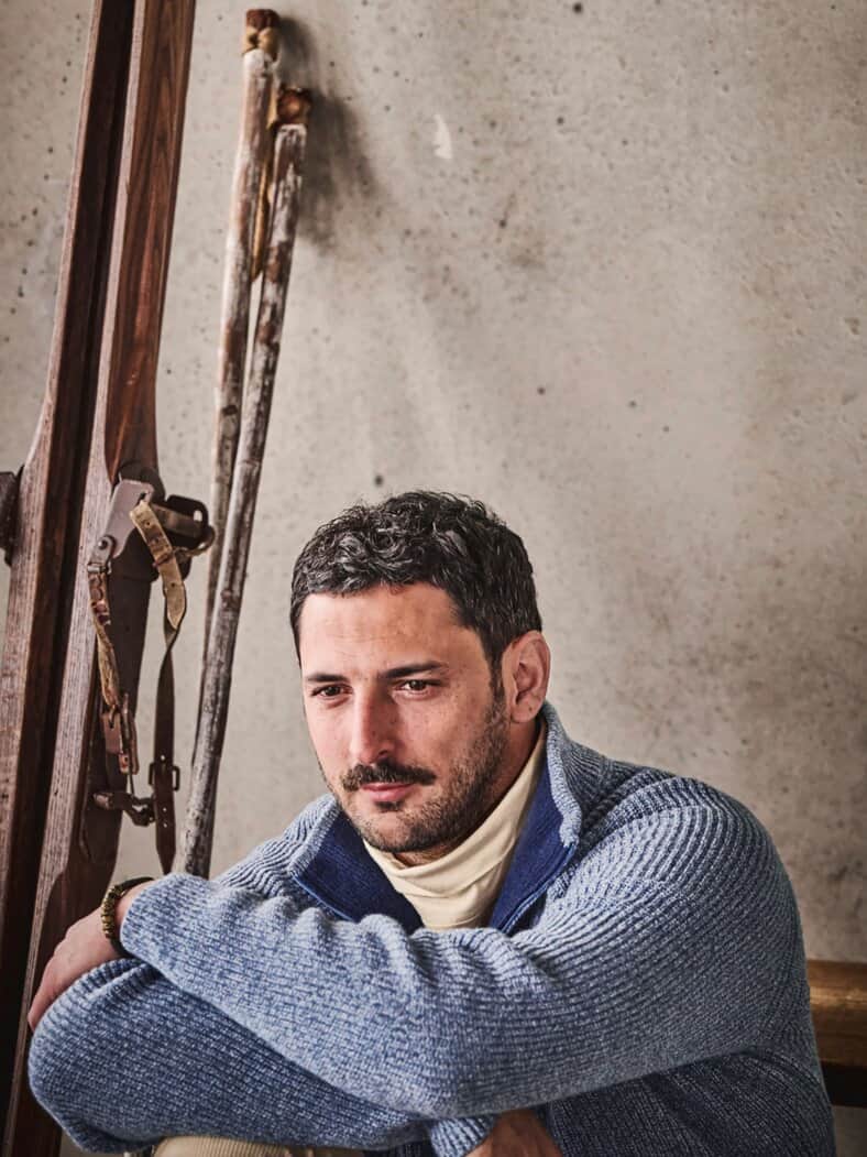 St. Moritz-Troyer winterblau