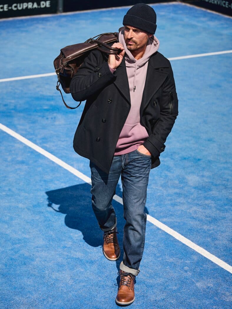 Schattenspiel-Hoodie malve