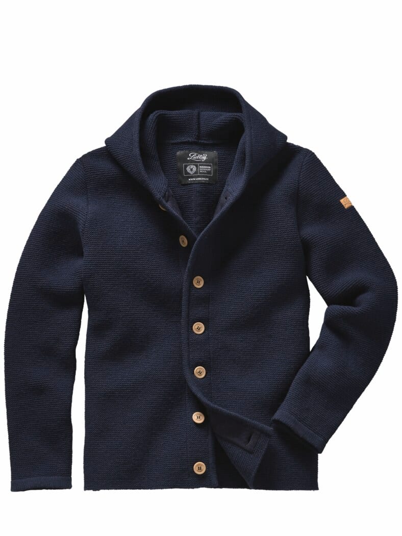 Strickjacke Karl Georg enzianblau