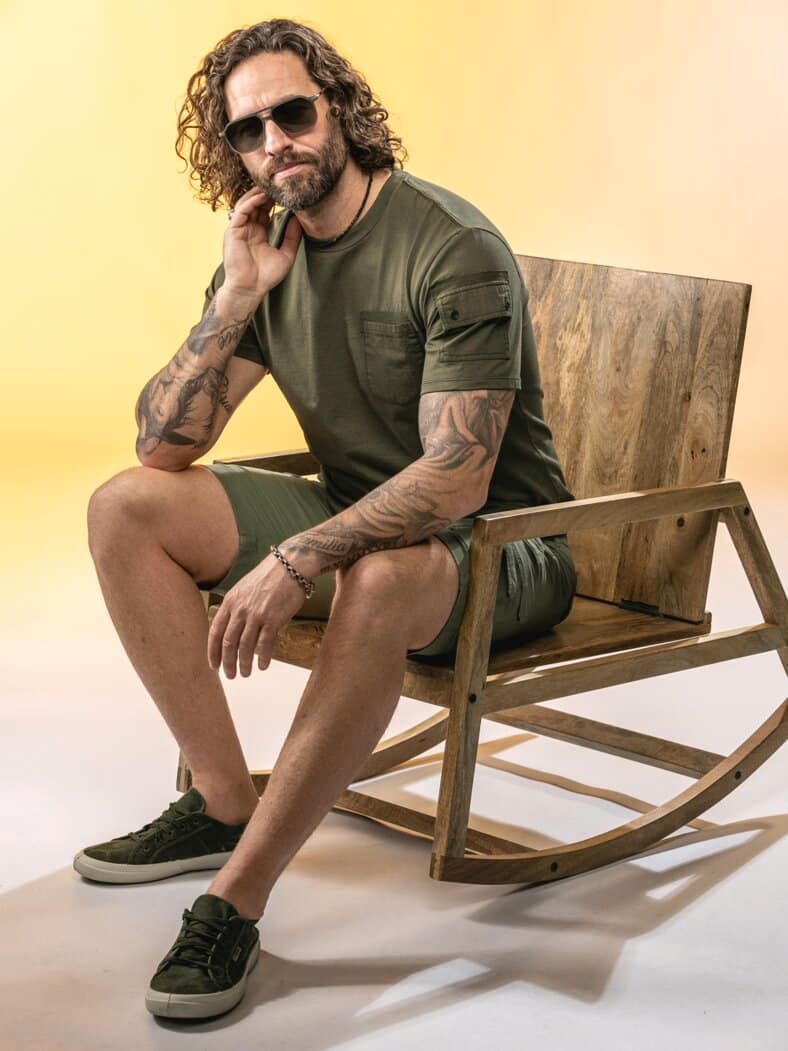 Goldnugget-Shirt abenteurergrün