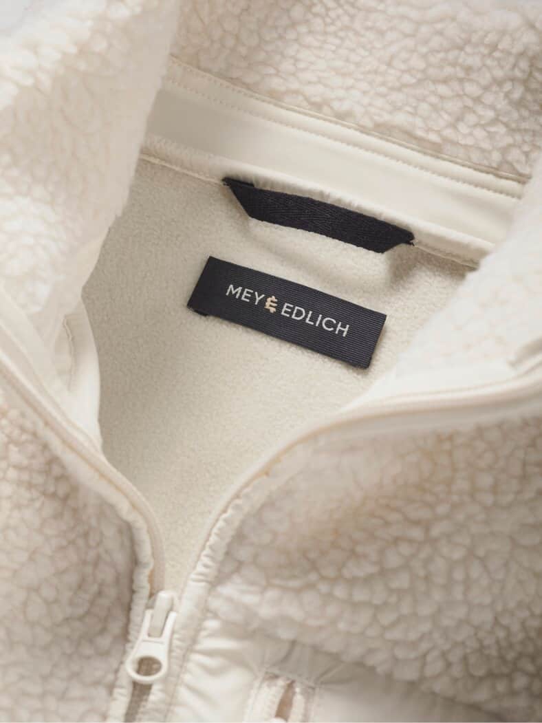 Teddy-Jacke polarweiß