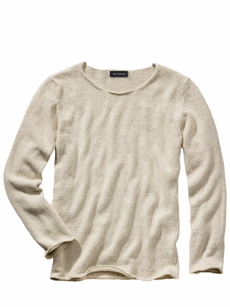 Upcycled Sweater altpapier-weiß