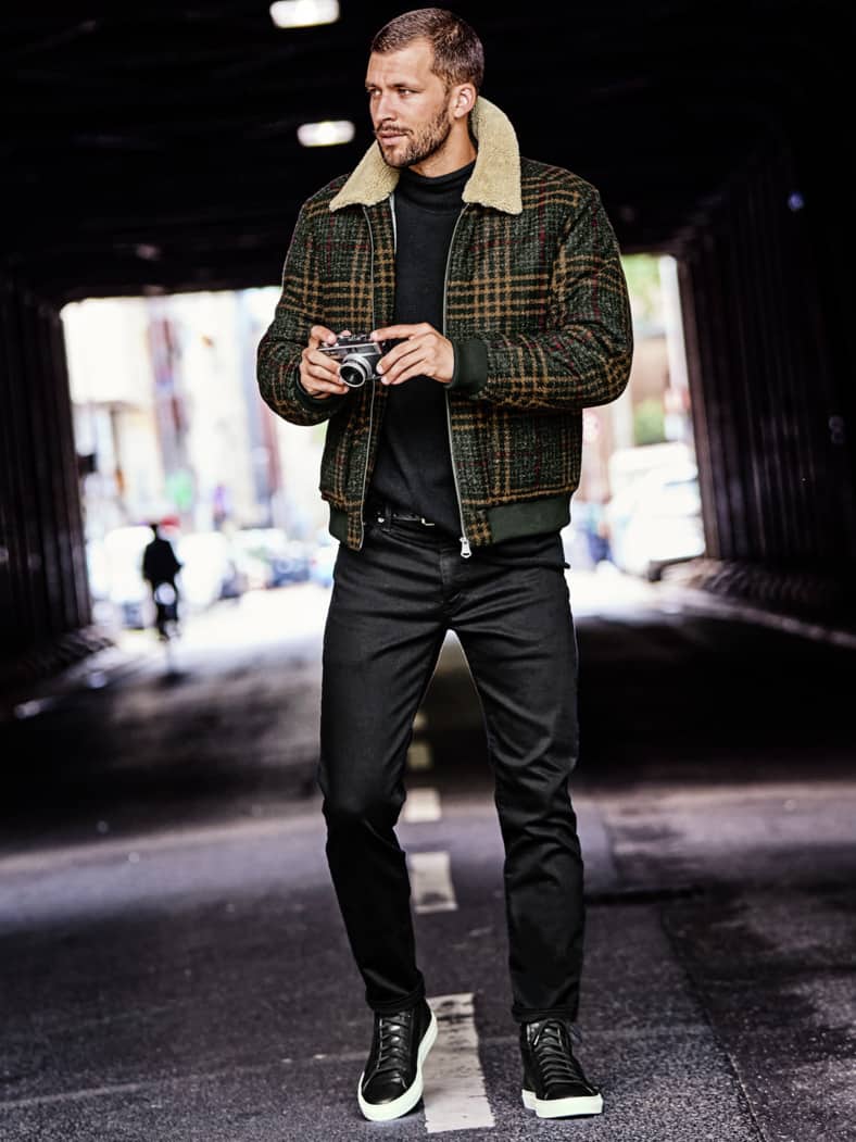 Innovationen-Pullover rabenschwarz