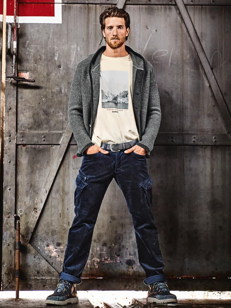 Alpen-Hoodie Thomas II grau