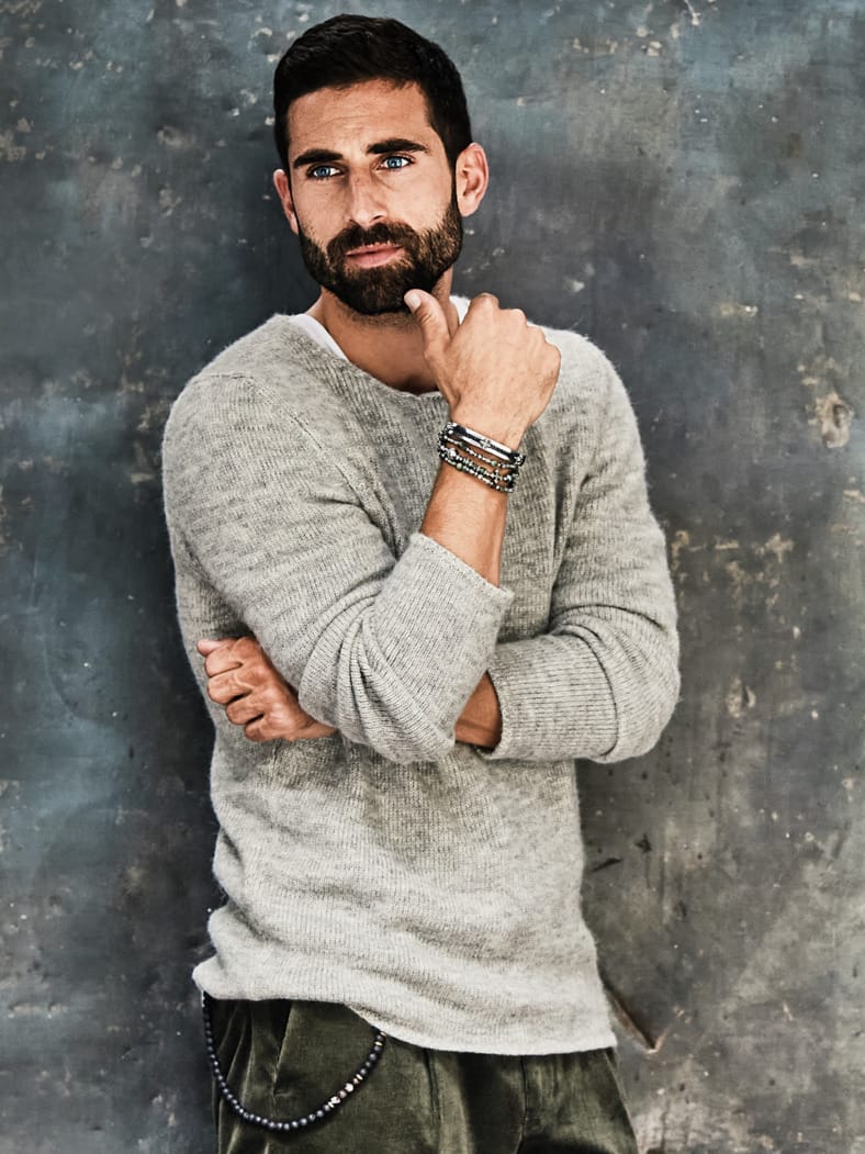 Kompatibler Pullover nebelgrau