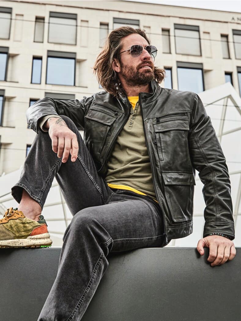 Ausdauer-Henley khaki