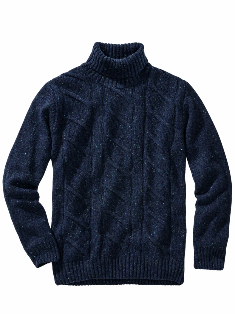 Fischerseil-Pullover marine