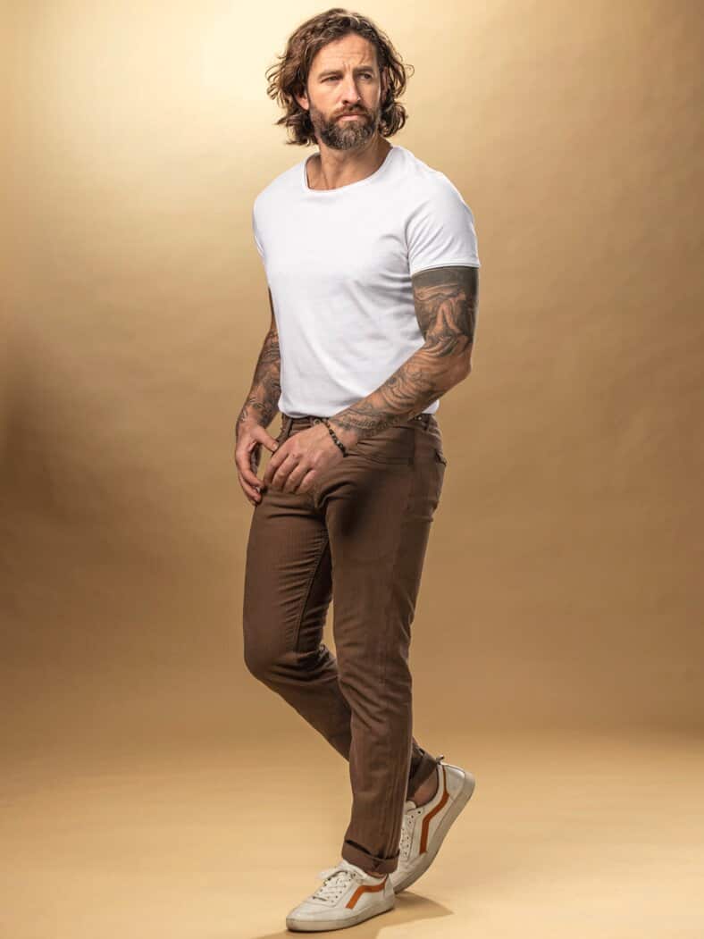 Open-End-Shirt papierweiß