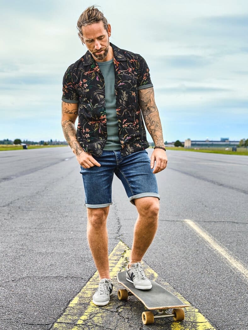 Every-Day-Jerseyshirt petrol