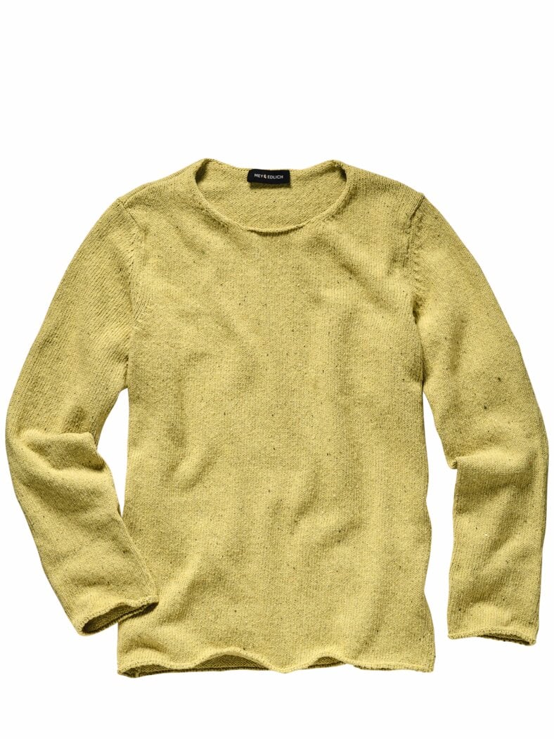 Upcycled Sweater lemon