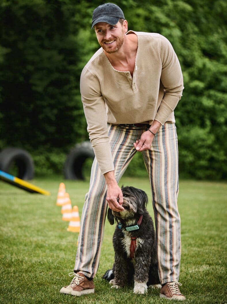 Samt-Cord-Longsleeve sand