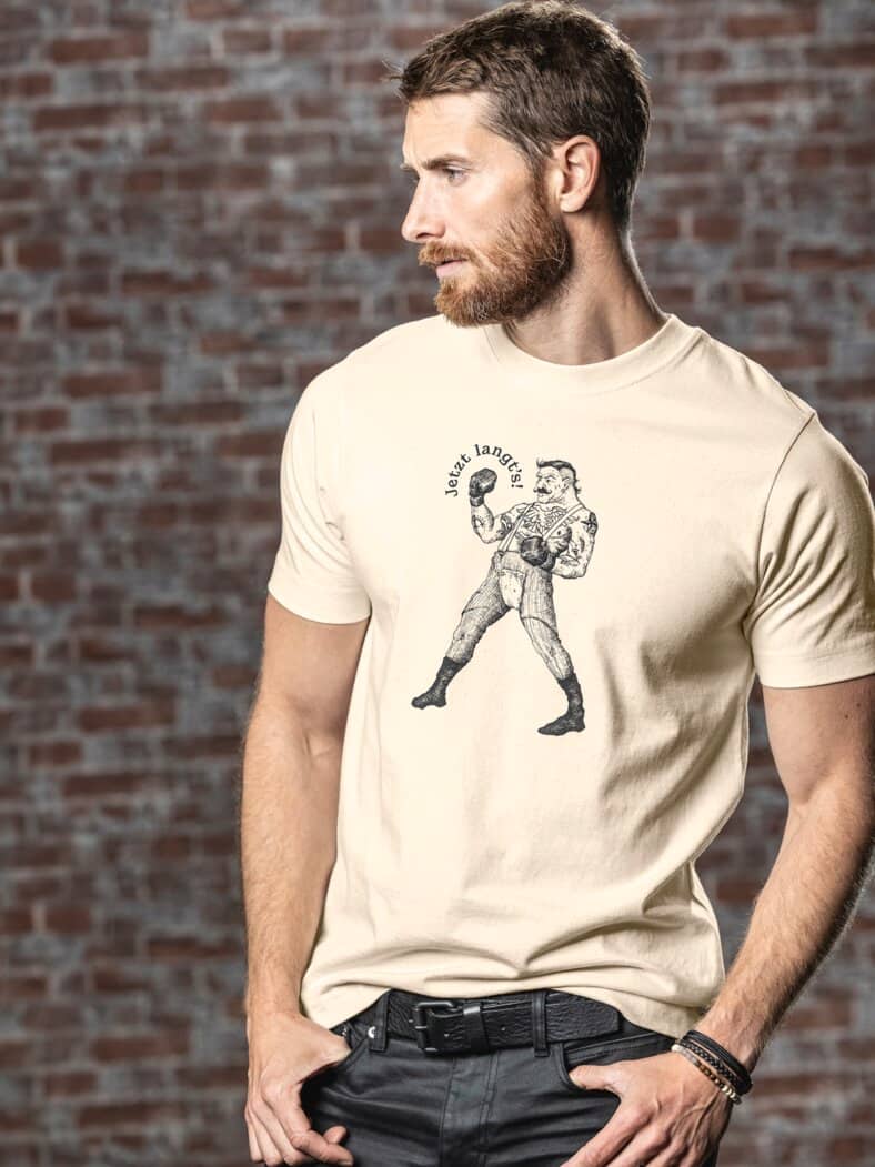 T-Shirt Jetzt Langt`s vanille