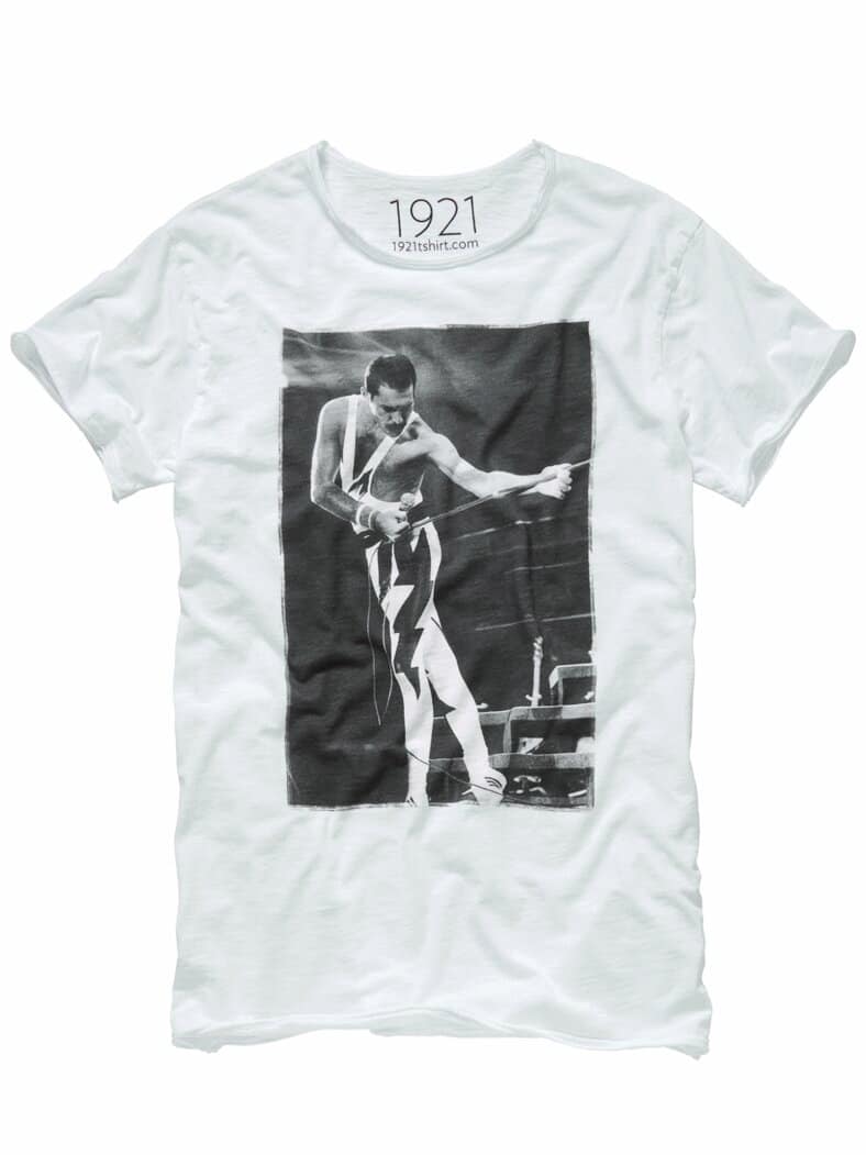 Freddie Mercury T-Shirt zahnweiß