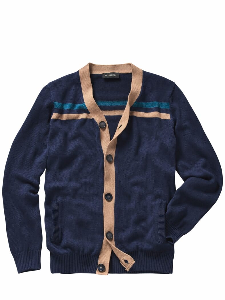 Campus-Cardigan oxfordblau