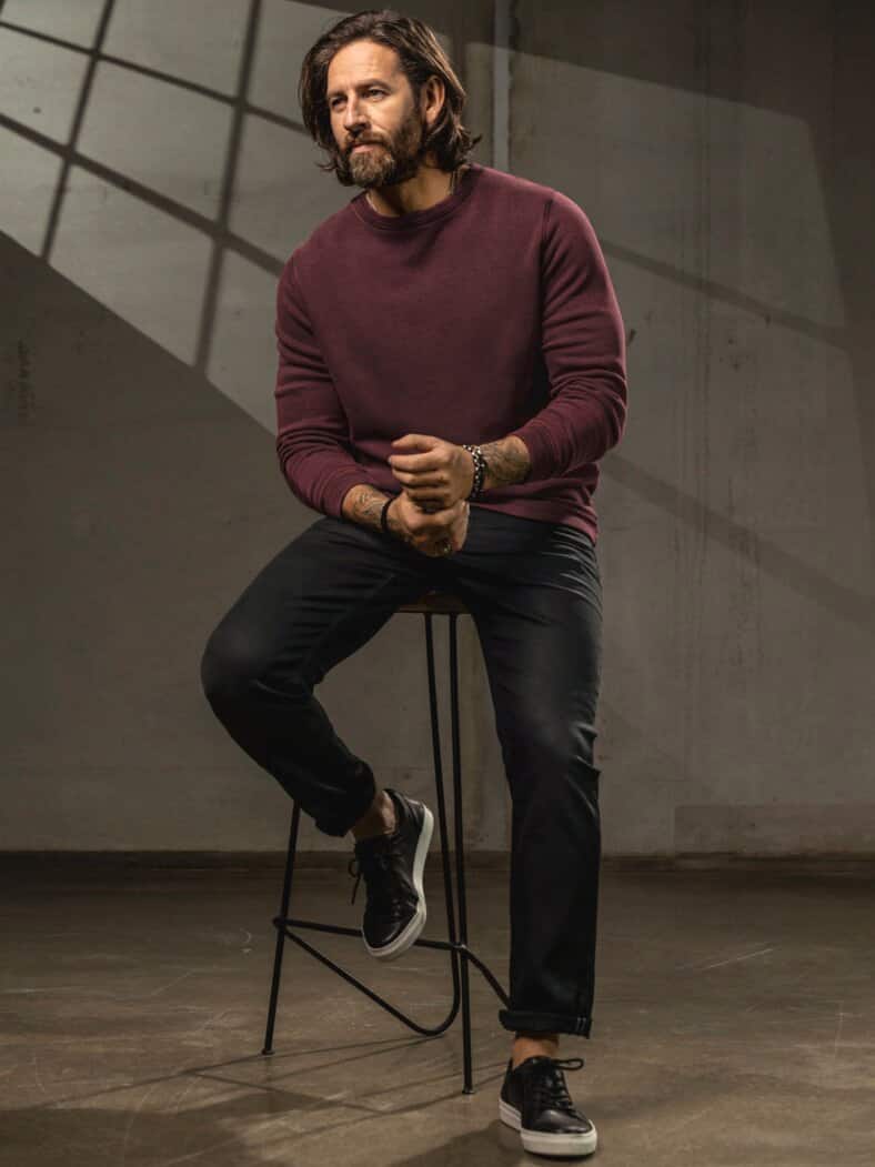 Lava-Sweatshirt glutrot