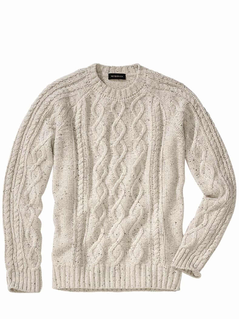 Säulen-Pullover grigio