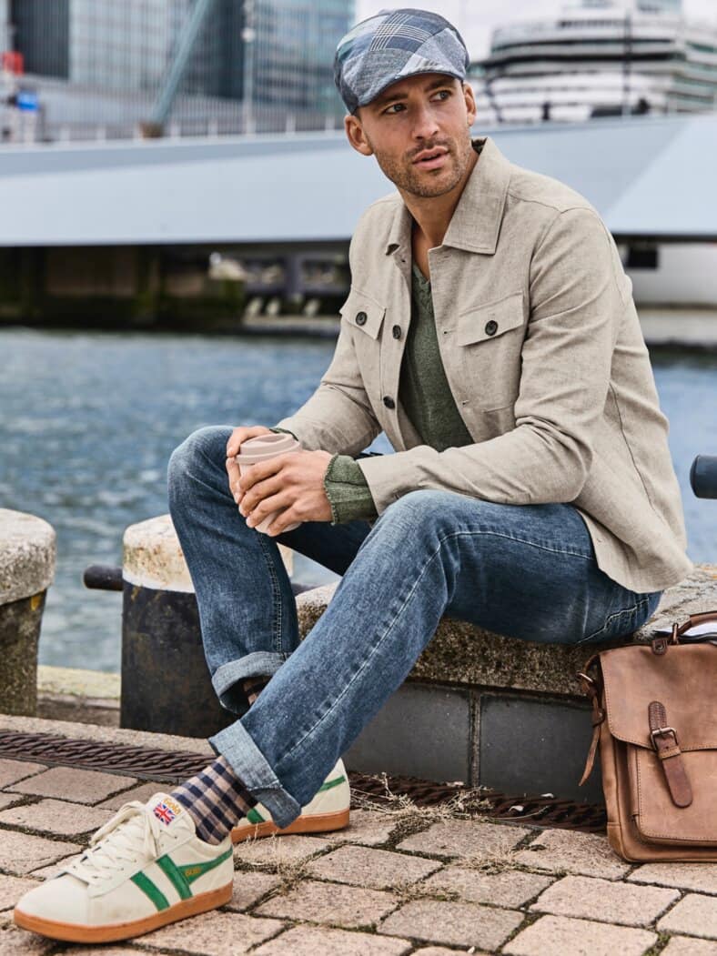 Estate-Pullover olive