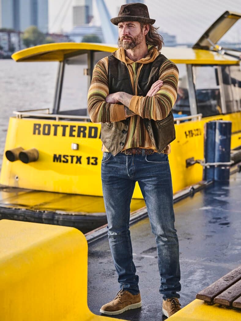 Naturpur-Hoodie multicolor