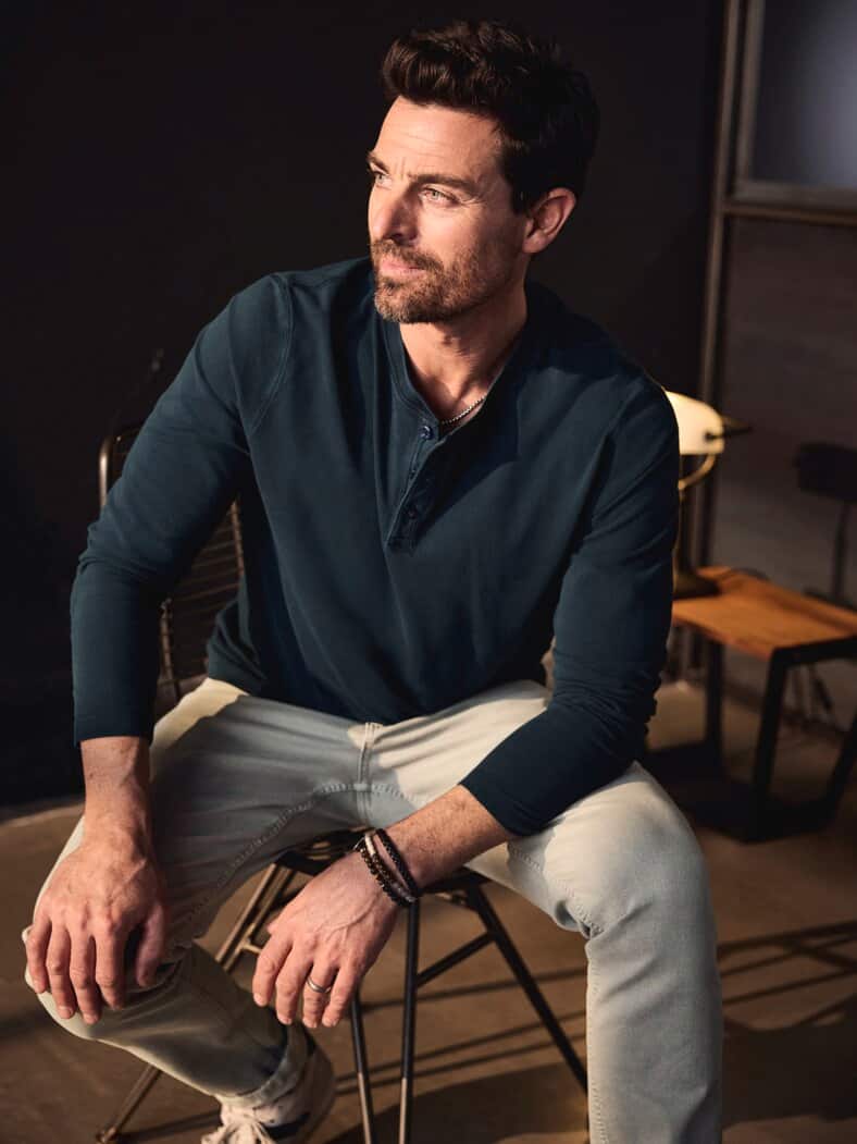 Klare-Kante-Shirt pazifik