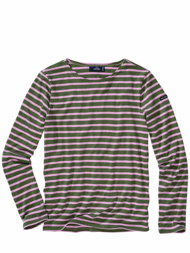 Bretagne-Shirt algue/nacre