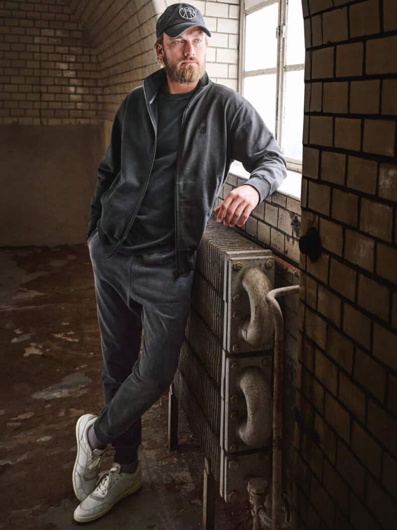 Track Top Jacke Basic kohle