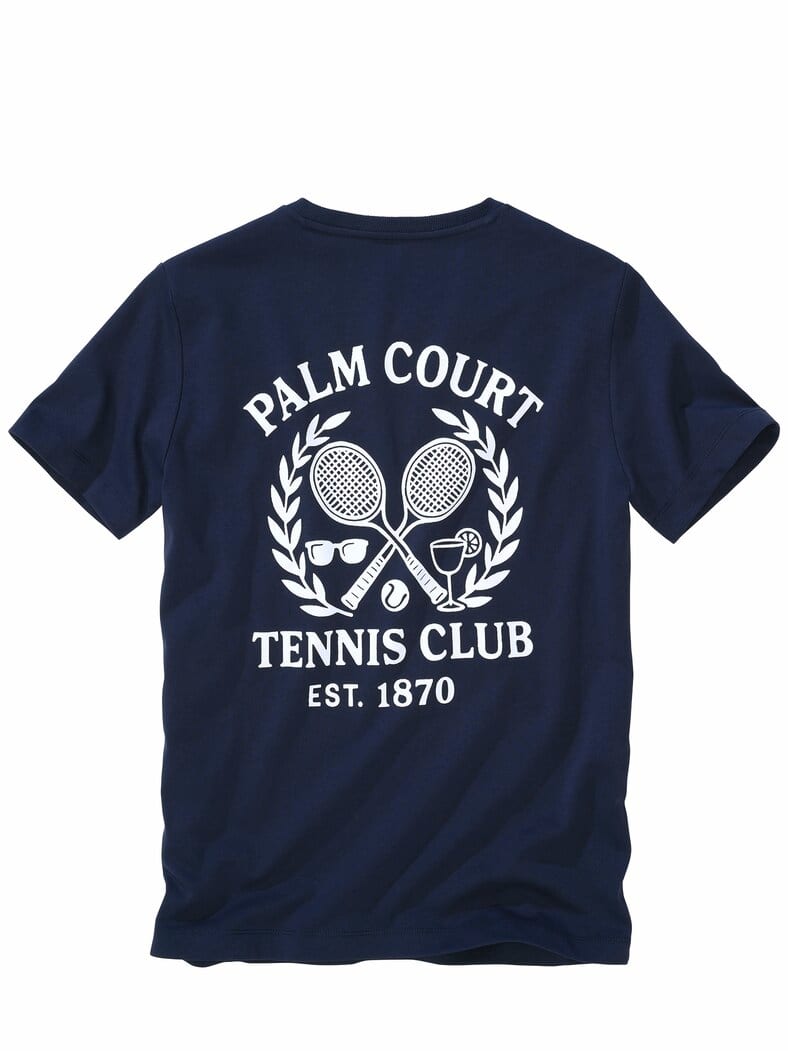 T-Shirt Palm Court Tennis Club navy