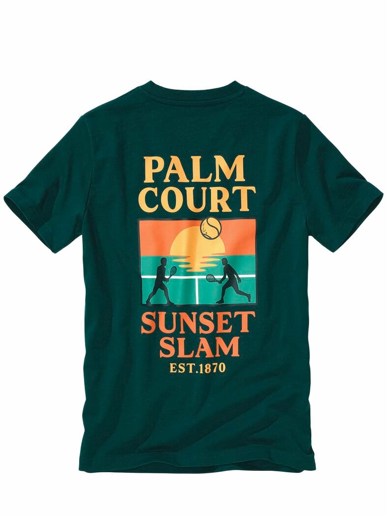 T-Shirt Sunset Slam clubgrün