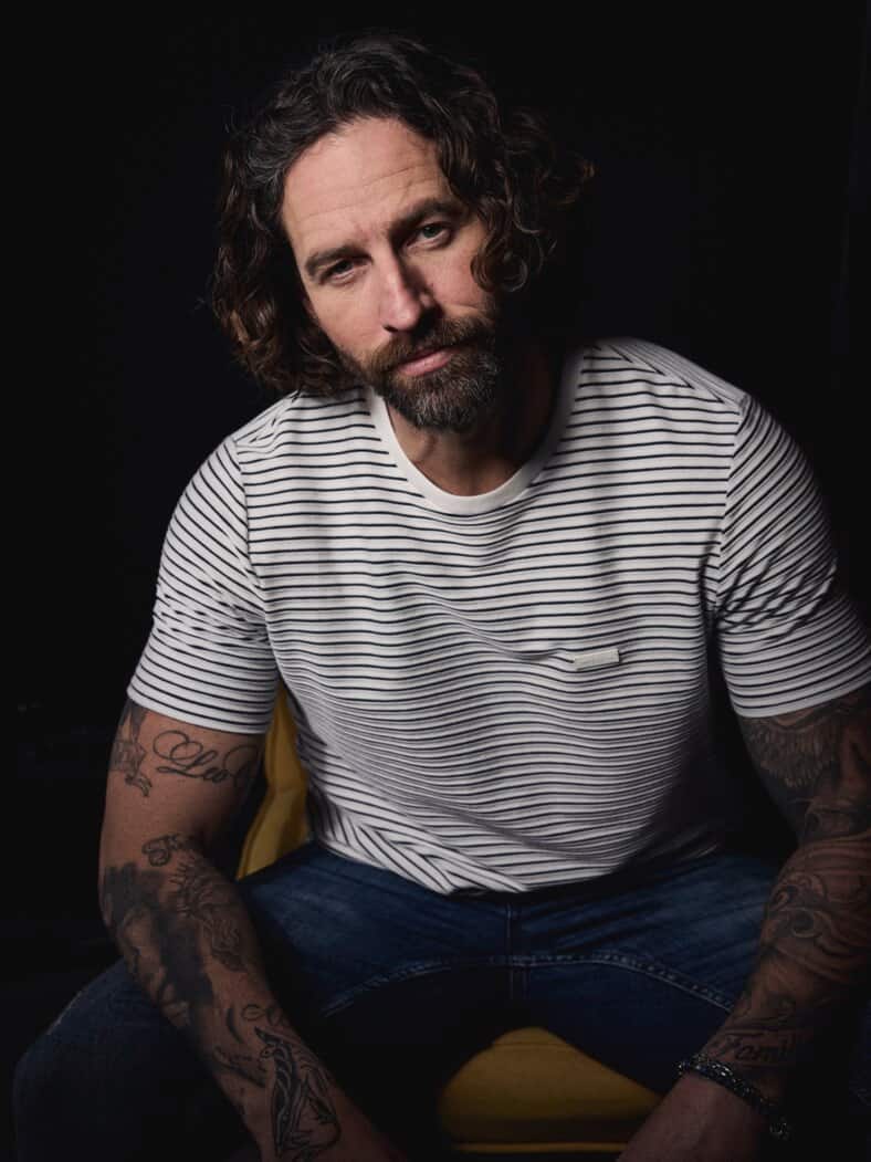 Alles-Richtig-T-Shirt marinestreifen