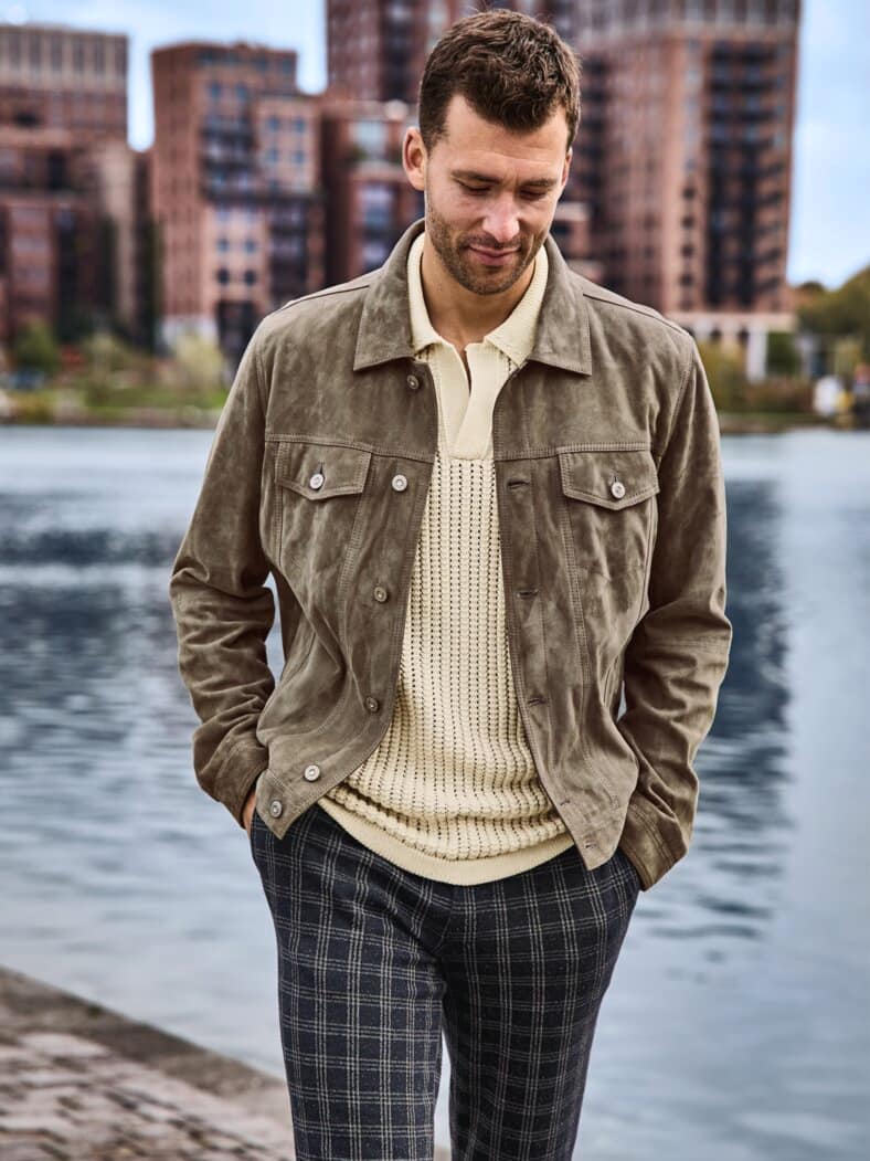 Rassiges Strickpolo popcorn