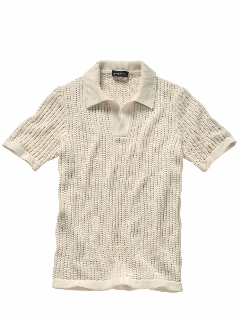 Rassiges Strickpolo popcorn