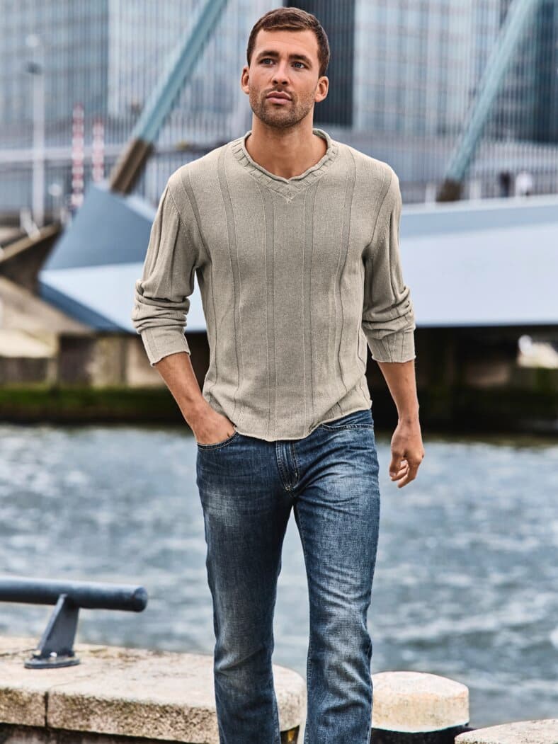 Estate-Pullover crema