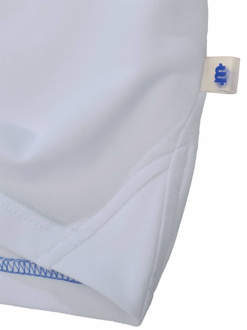 Neues-Spiel-Poloshirt linienweiß