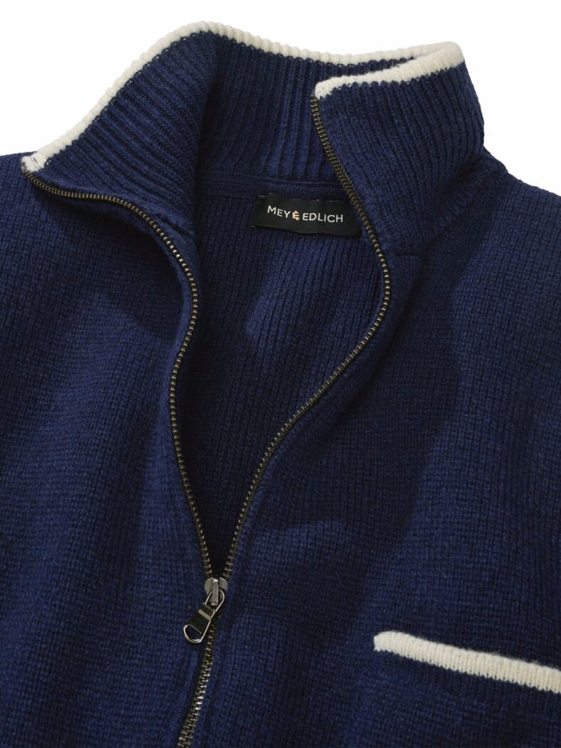 Viel-Stil-Jacke azzurro