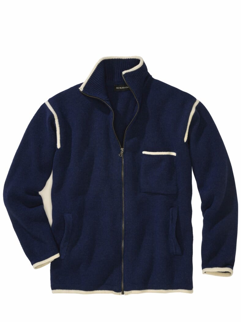 Viel-Stil-Jacke azzurro