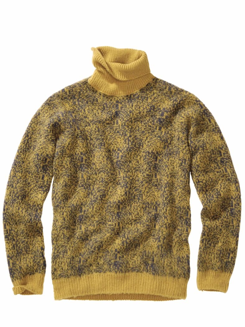 Flimmerbild-Rolli curry/graphit