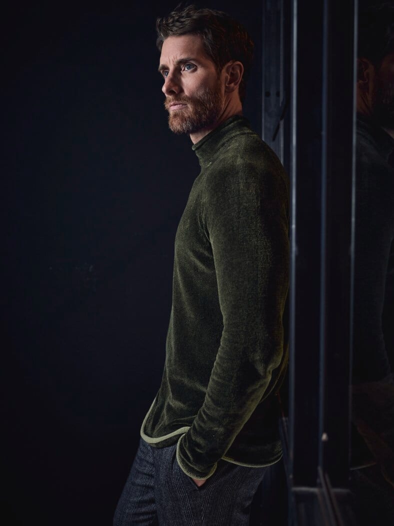 Mockneck-Pulli absinth