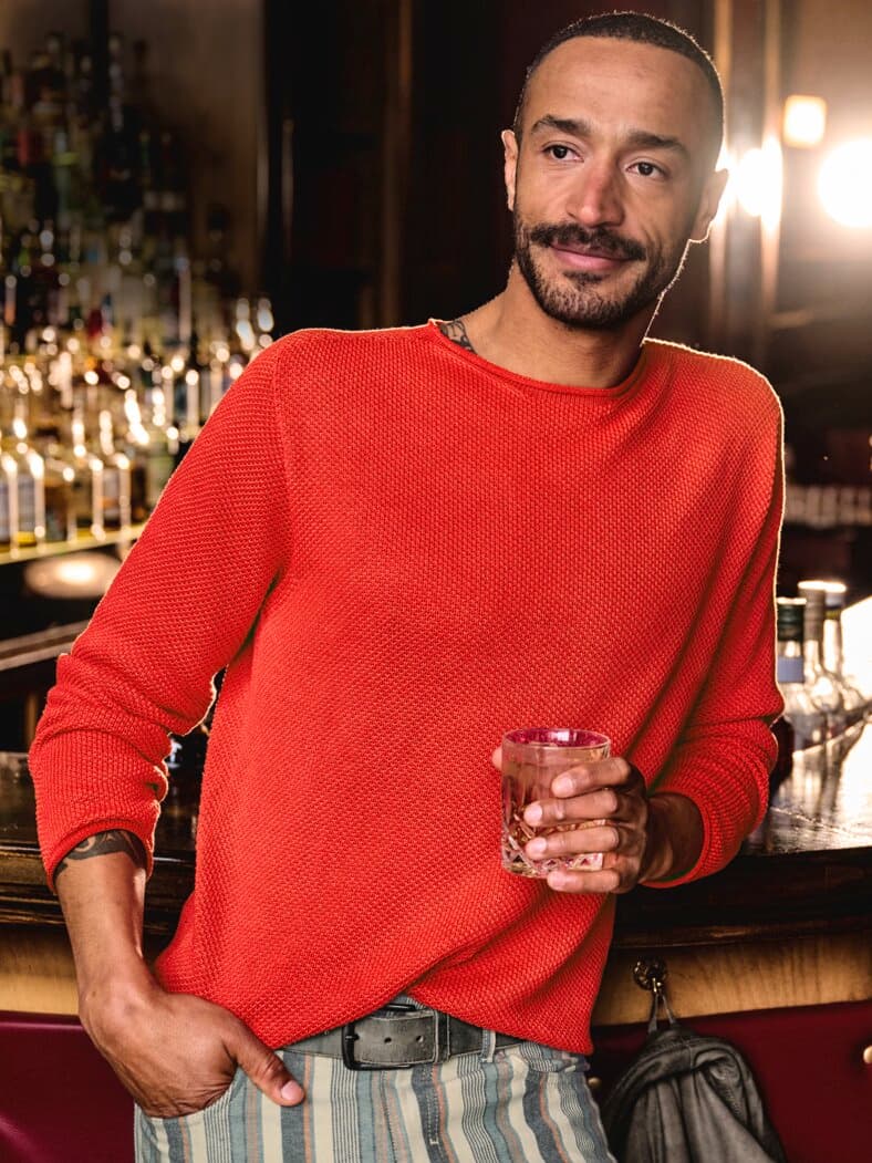 Insider-Pullover mohn