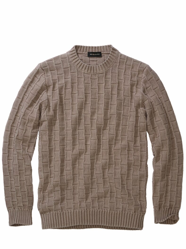 Grundstein-Pullover betonbraun