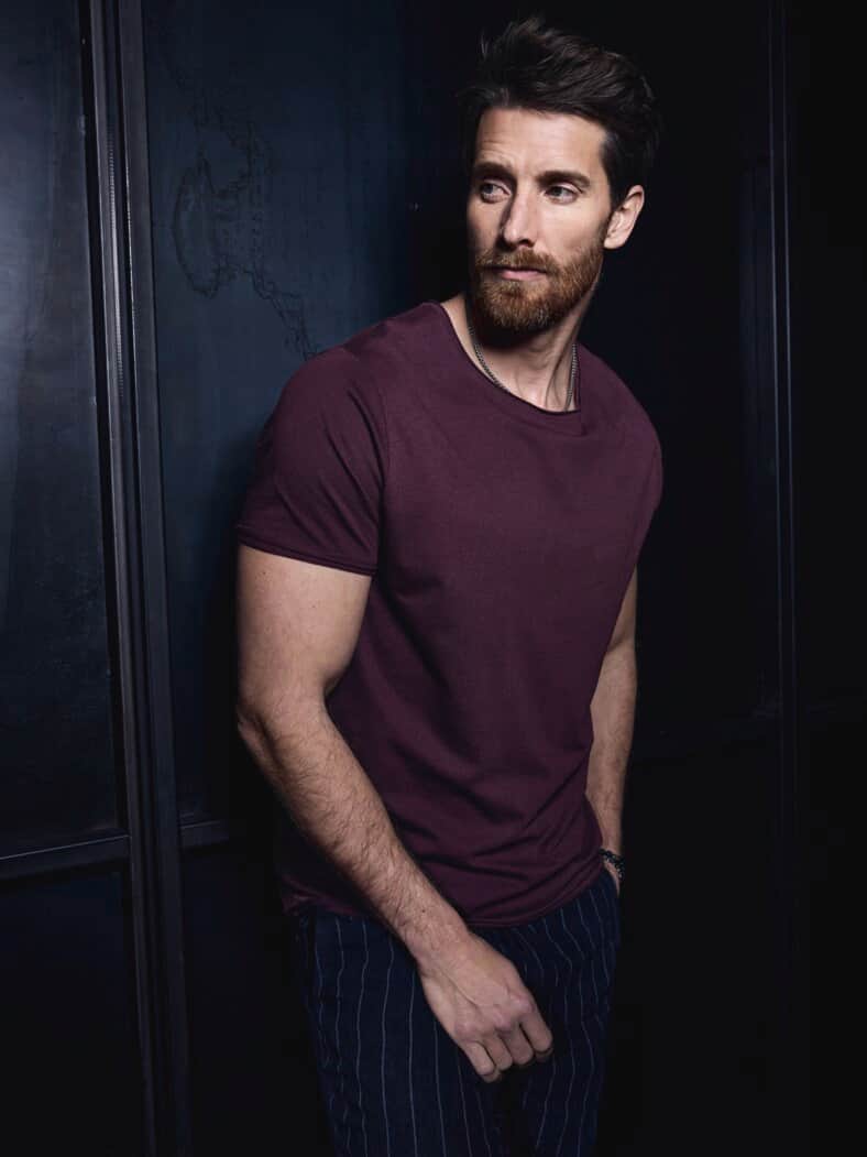 Open-End-Shirt pflaume