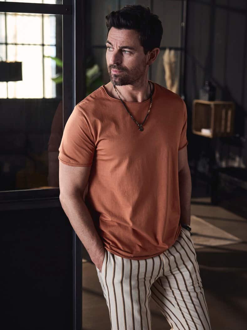 Open-End-Shirt wüstenrot