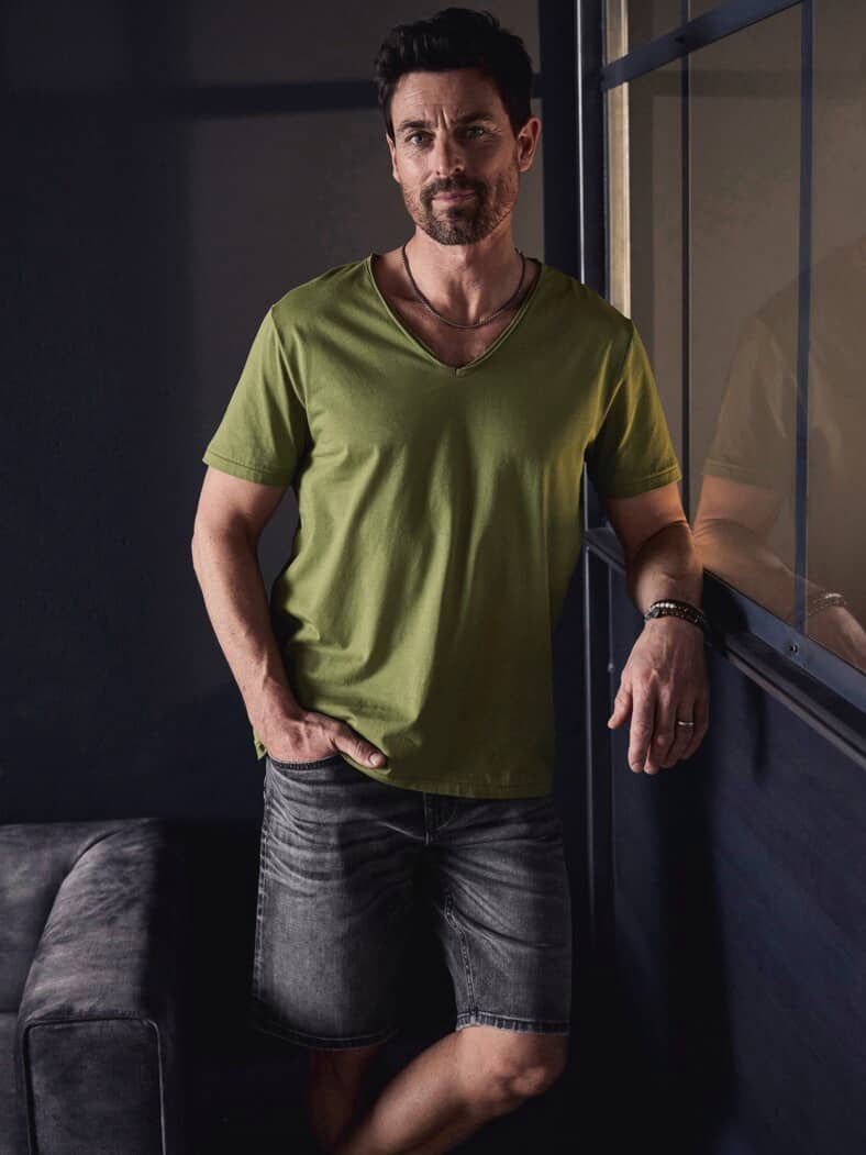 Liegestütz-Shirt khaki