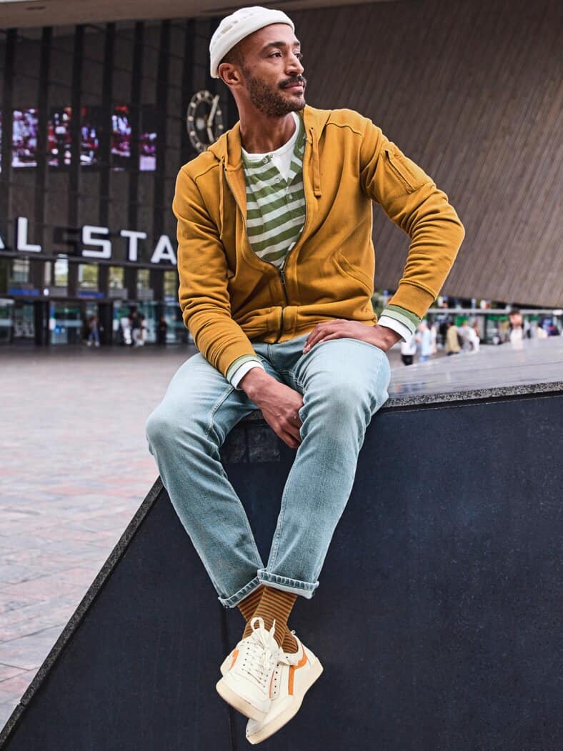 Selbstläufer-Sweatjacke sonne