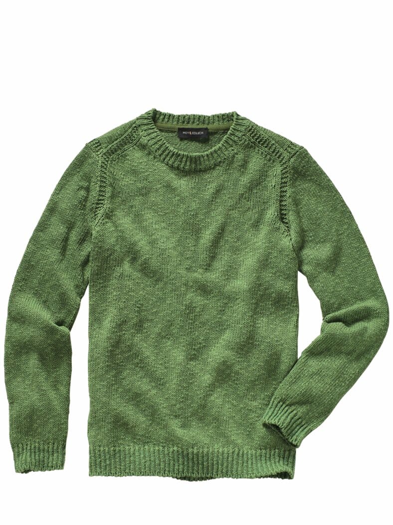 Nicht-zu-übersehen-Pullover limette